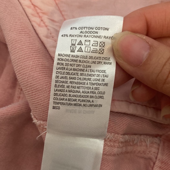 Women's NWT Lucky Brand Under A Cloud Cropped Jacket Pink Large w/Removable Hood - Picture 8 of 15